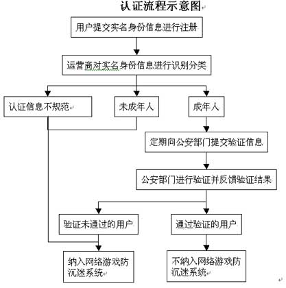 將經識別分類後初步判定為成年人的實名身份信息提交公安部門進行驗證