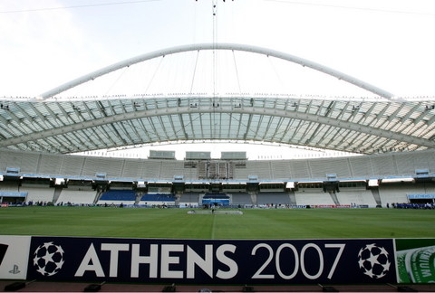 图文:欧冠决赛场地一瞥 属于雅典的荣耀