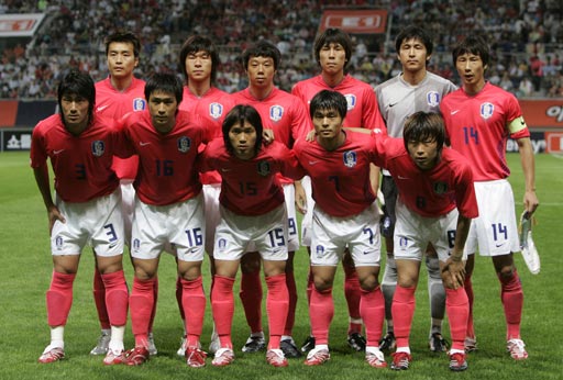 图文:亚洲杯韩国队阵容 热身赛首发显基本阵型