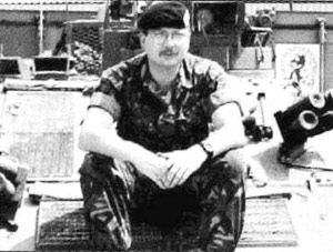 戴夫1996年在波黑服役时