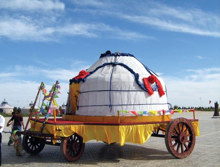 蒙古族交通工具图片