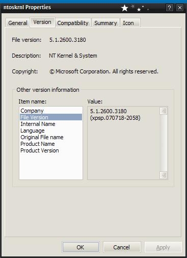 Windows XP SP3 (Build 3180)ͼ