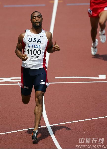 图文:男子100米预赛 盖伊期待更快的挑战