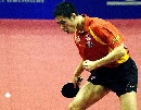 图文：乒乓球世界杯男团决赛 王励勤势如破竹