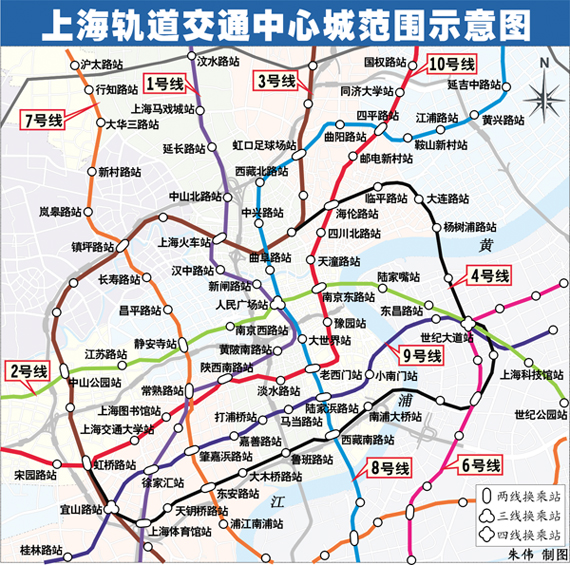 丁丁地图上海交通换乘图片