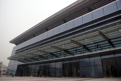 北京大学体育馆将交付验收  北大体育馆外观