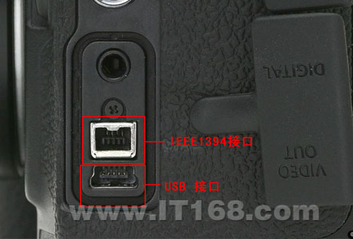 佳能eos 1ds mark ii具有usb 和 ieee1394两种数据传输接口