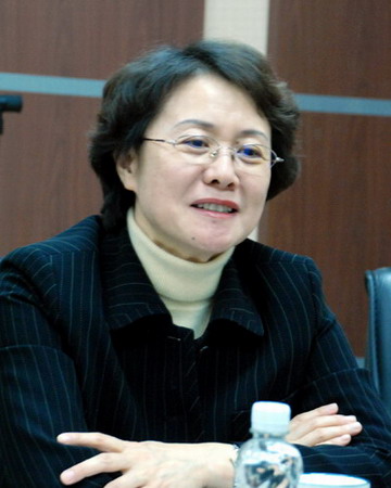 访黑龙江省委政法委秘书长姜玛俐(图)