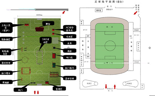 北京奥运会场馆平面图图片