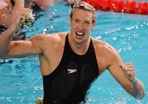 游泳运动员男 肌肉图片