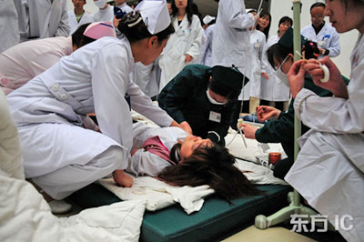 淄博各医院都分配了救援任务