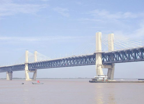 安徽最早的长江大桥图片