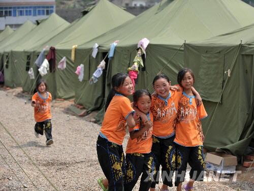 居住著從青川縣房石,前進,曲河等重災鄉鎮轉移來的800多名群眾