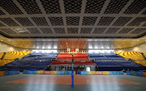 首都体育馆内部图片