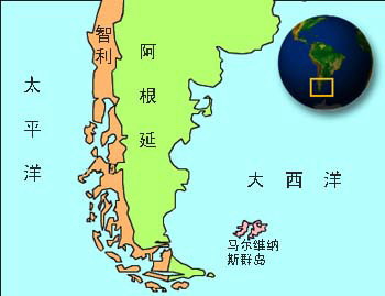 福克兰群岛地图位置图片