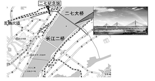 武汉长江大桥设计图纸图片