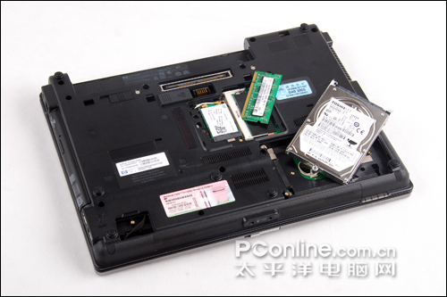 笔记本在线 笔记本评测hp compaq 6530b底部拆解 惠普hp compaq