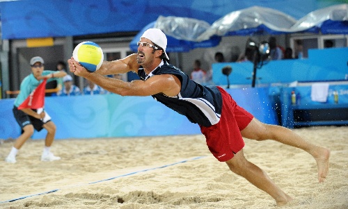 美国沙滩排球运动员图片