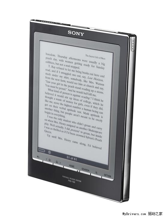 索尼推出第二代触控屏eBook电子书