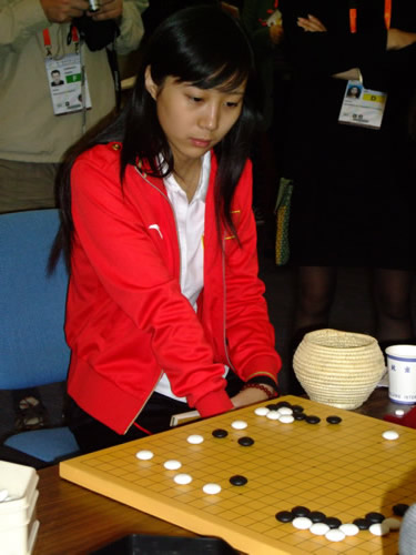 女棋手王香如图片