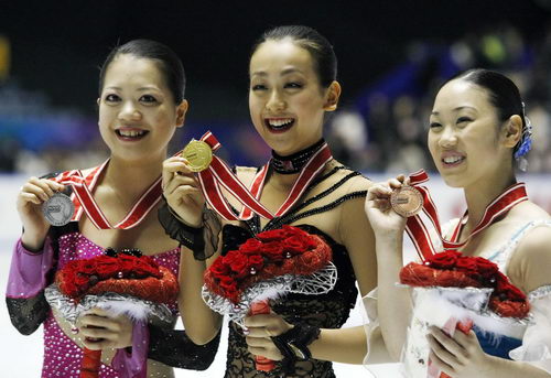 日本花滑队抵京图片