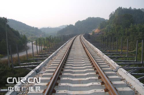 永州洛湛铁路二线图片