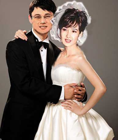 倪震结婚照图片