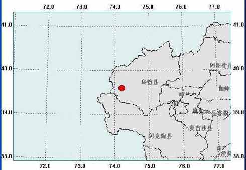 乌恰县区域地图图片