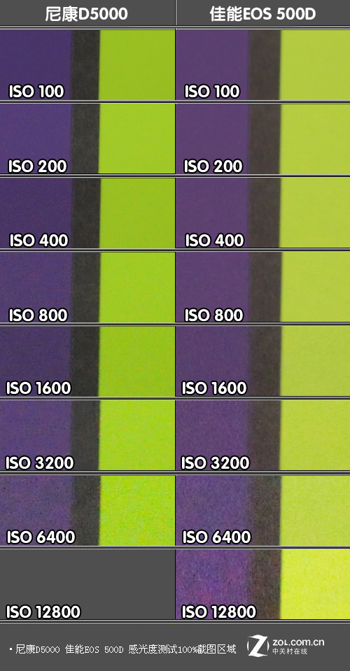 比外观拼ISO 尼康D5000佳能500D对比评测 