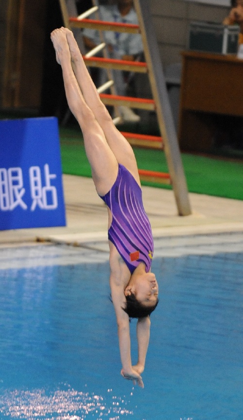女子跳水冠军图片