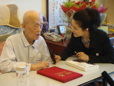 6月10日 王小丫拜访季羡林 