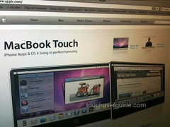 原来叫Macbook Touch 苹果官网页面谍照 