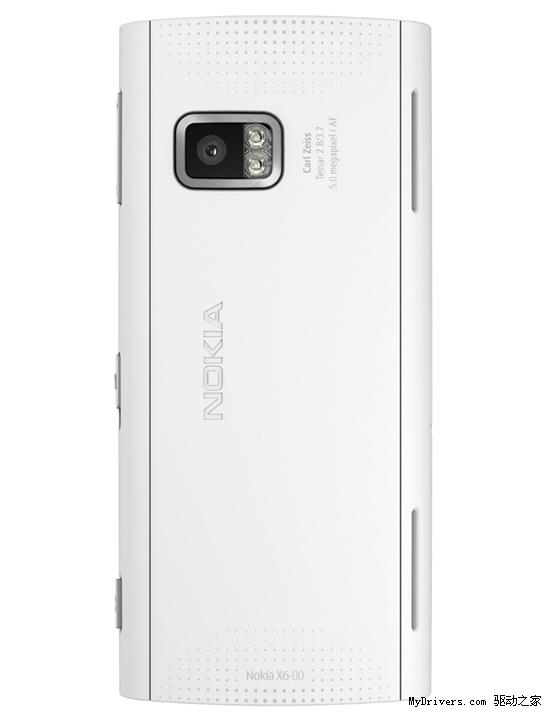 诺基亚发布32GB海量内存触屏音乐手机X6