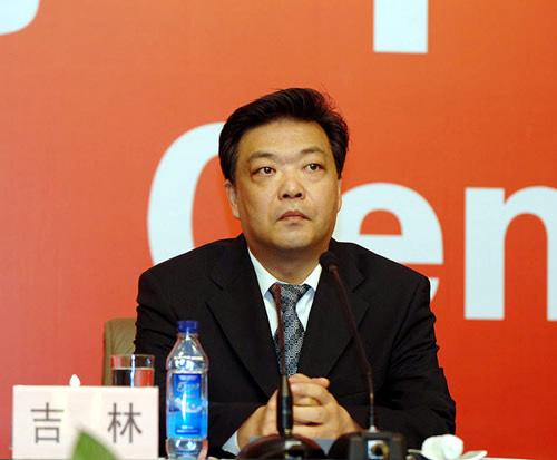 北京市委常委、常务副市长吉林。（人民网记者 何萌 摄）