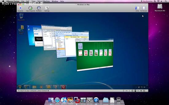 MacWin7 VMwareFusion 3