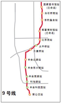 北京3條新建地鐵線路站名公示 市民可提建議(組圖)