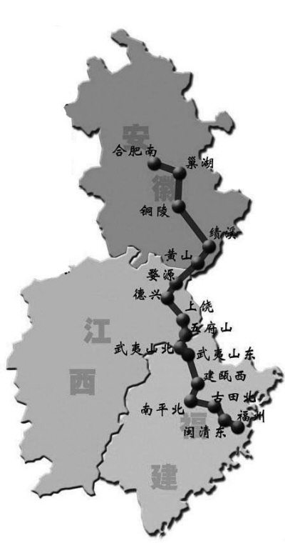 皖赣铁路图图片