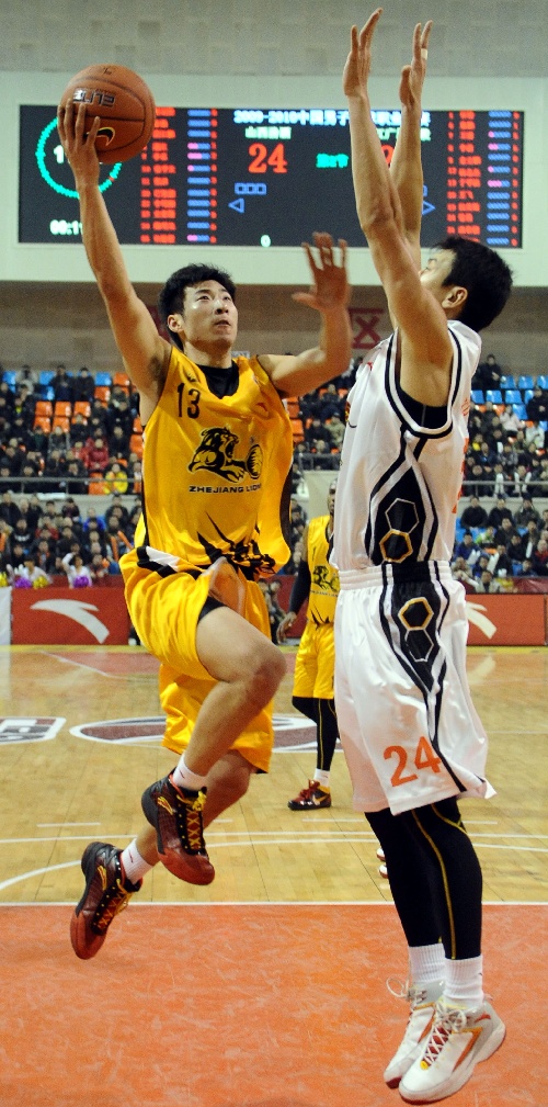 太原,2009年12月27日    (体育)(4)篮球——cba:浙江广厦胜山西中宇