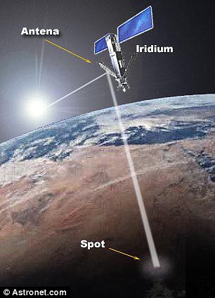 一些专家认为,卫星反射极光会产生像"铱星闪光"一样的光斑 北京时间