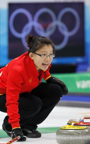 王冰玉冰壶中国运动员图片