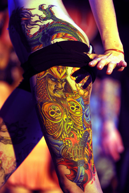 最吸引人的纹身活动图片