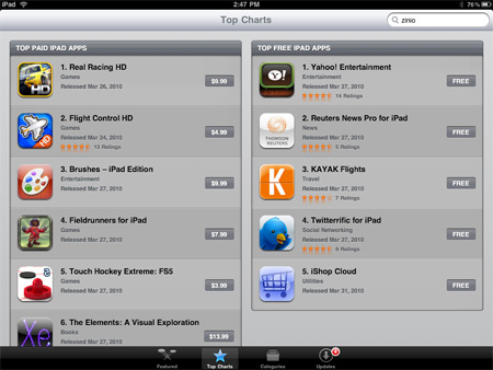 iPadApp Store
