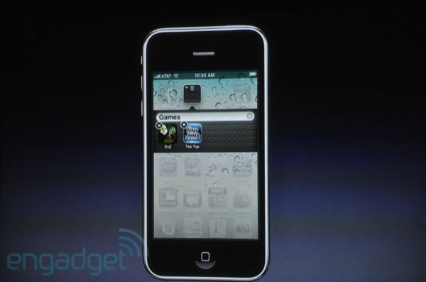 iPhone OS 4.0 Folders