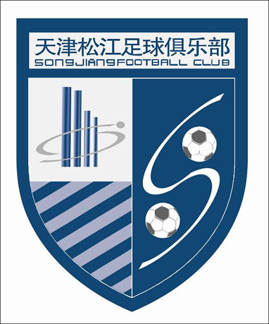 2010赛季天津松江足球俱乐部合影及队徽