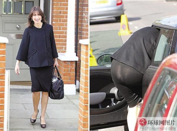 英国首相夫人穿丁字裤装扮被狗仔队抓拍