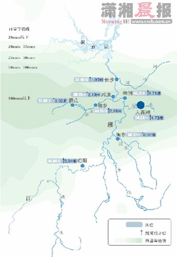 湘江全流域进入最高级别应急响应 汛情十分危急