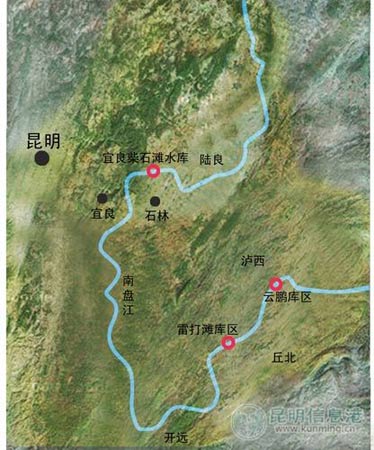 南盘江和北盘江地图图片