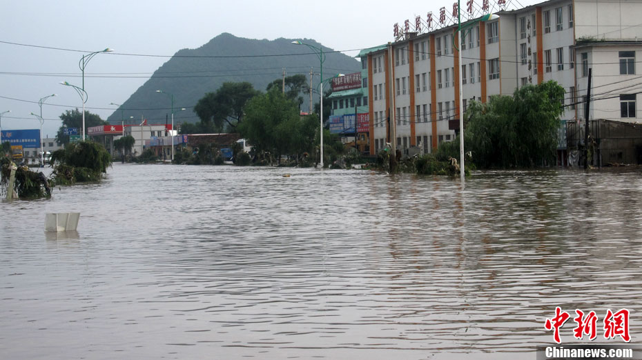 国内新闻 国内天气 中国多地遭暴雨洪水袭击 南方遭暴雨袭击图片