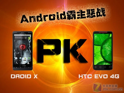 Androidս DROID XԱHTC EVO 4G 