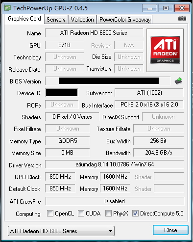 AMD hd6000 